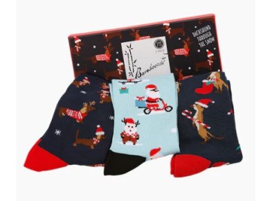 bamboozld Mens Dashing Santa Gift Box 3pk 